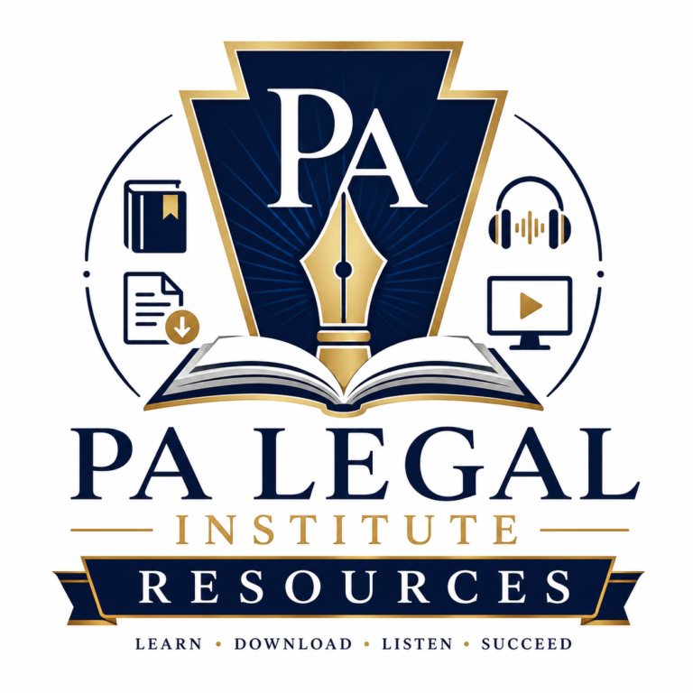 PA Legal Institute Resources