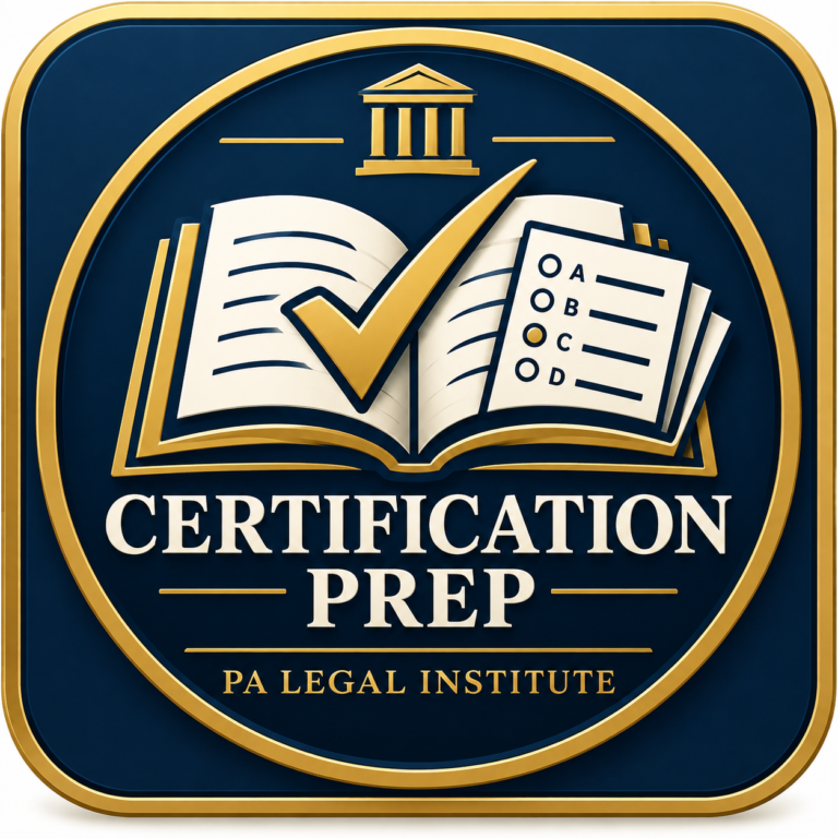 PA Legal Institute Certification Prep